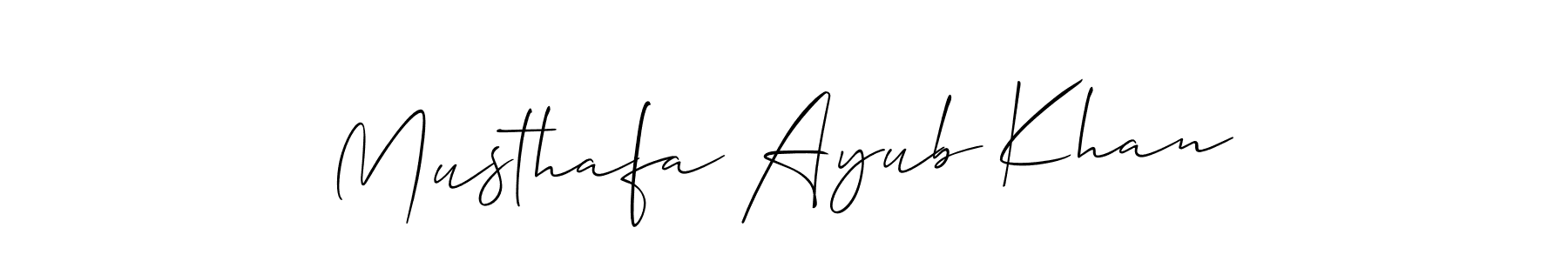 Best and Professional Signature Style for Musthafa Ayub Khan. Allison_Script Best Signature Style Collection. Musthafa Ayub Khan signature style 2 images and pictures png