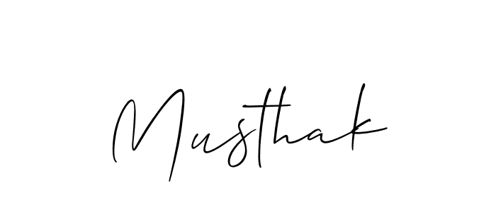 Musthak stylish signature style. Best Handwritten Sign (Allison_Script) for my name. Handwritten Signature Collection Ideas for my name Musthak. Musthak signature style 2 images and pictures png