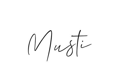 Make a beautiful signature design for name Musti. With this signature (Allison_Script) style, you can create a handwritten signature for free. Musti signature style 2 images and pictures png