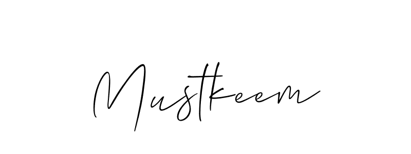 How to make Mustkeem name signature. Use Allison_Script style for creating short signs online. This is the latest handwritten sign. Mustkeem signature style 2 images and pictures png