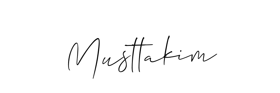 Use a signature maker to create a handwritten signature online. With this signature software, you can design (Allison_Script) your own signature for name Musttakim. Musttakim signature style 2 images and pictures png