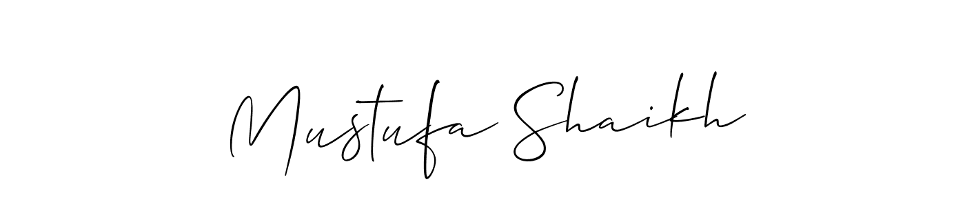 Once you've used our free online signature maker to create your best signature Allison_Script style, it's time to enjoy all of the benefits that Mustufa Shaikh name signing documents. Mustufa Shaikh signature style 2 images and pictures png