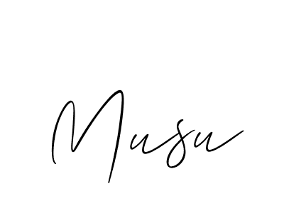 Also we have Musu name is the best signature style. Create professional handwritten signature collection using Allison_Script autograph style. Musu signature style 2 images and pictures png
