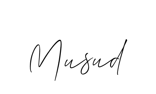 Also we have Musud name is the best signature style. Create professional handwritten signature collection using Allison_Script autograph style. Musud signature style 2 images and pictures png