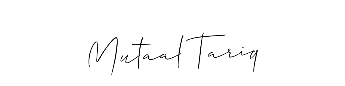 This is the best signature style for the Mutaal Tariq name. Also you like these signature font (Allison_Script). Mix name signature. Mutaal Tariq signature style 2 images and pictures png