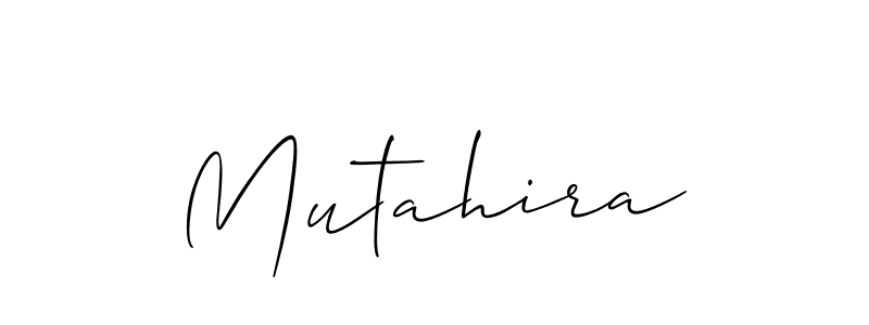 Best and Professional Signature Style for Mutahira. Allison_Script Best Signature Style Collection. Mutahira signature style 2 images and pictures png