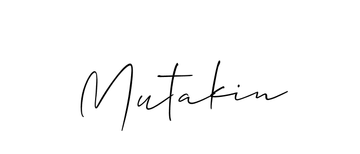 Best and Professional Signature Style for Mutakin. Allison_Script Best Signature Style Collection. Mutakin signature style 2 images and pictures png