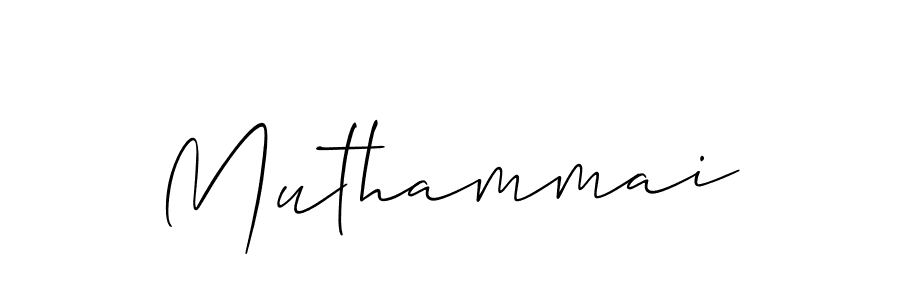 Use a signature maker to create a handwritten signature online. With this signature software, you can design (Allison_Script) your own signature for name Muthammai. Muthammai signature style 2 images and pictures png