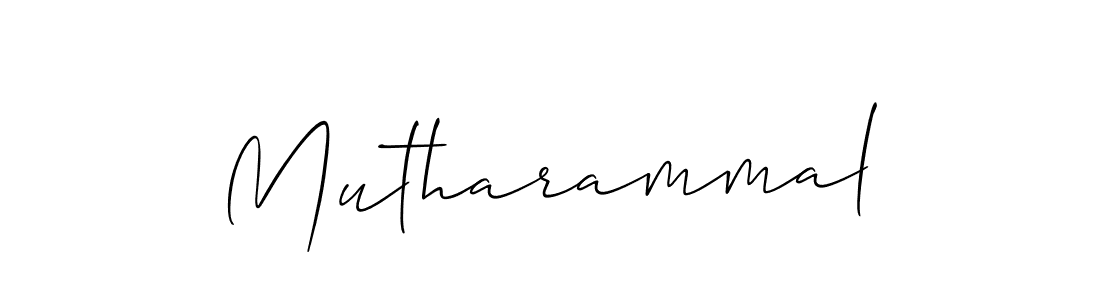 Use a signature maker to create a handwritten signature online. With this signature software, you can design (Allison_Script) your own signature for name Mutharammal. Mutharammal signature style 2 images and pictures png