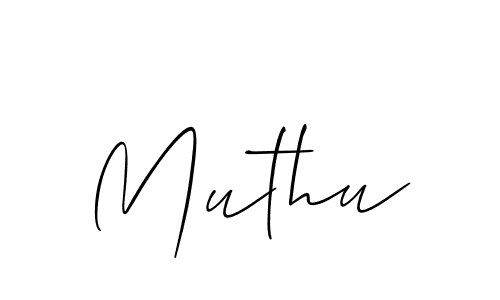 You should practise on your own different ways (Allison_Script) to write your name (Muthu) in signature. don't let someone else do it for you. Muthu signature style 2 images and pictures png