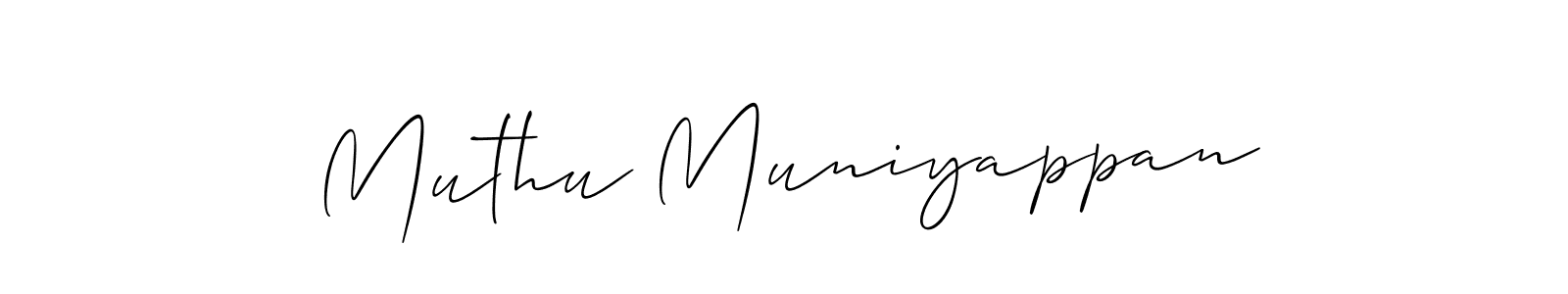 How to Draw Muthu Muniyappan signature style? Allison_Script is a latest design signature styles for name Muthu Muniyappan. Muthu Muniyappan signature style 2 images and pictures png