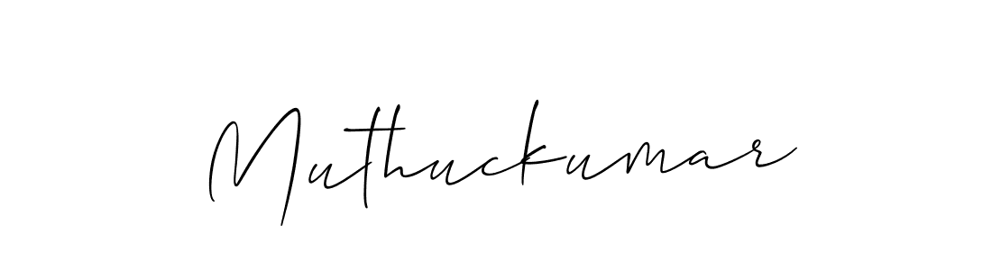 Create a beautiful signature design for name Muthuckumar. With this signature (Allison_Script) fonts, you can make a handwritten signature for free. Muthuckumar signature style 2 images and pictures png