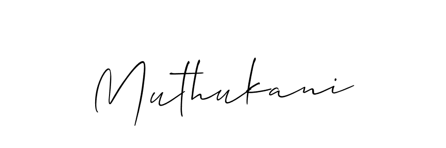 Allison_Script is a professional signature style that is perfect for those who want to add a touch of class to their signature. It is also a great choice for those who want to make their signature more unique. Get Muthukani name to fancy signature for free. Muthukani signature style 2 images and pictures png