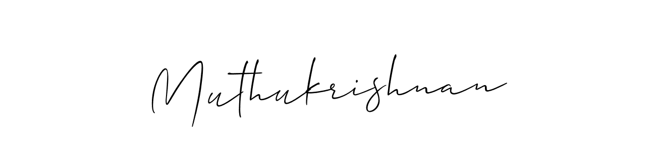 Also You can easily find your signature by using the search form. We will create Muthukrishnan name handwritten signature images for you free of cost using Allison_Script sign style. Muthukrishnan signature style 2 images and pictures png
