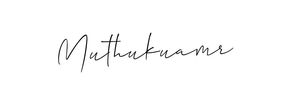 Create a beautiful signature design for name Muthukuamr. With this signature (Allison_Script) fonts, you can make a handwritten signature for free. Muthukuamr signature style 2 images and pictures png