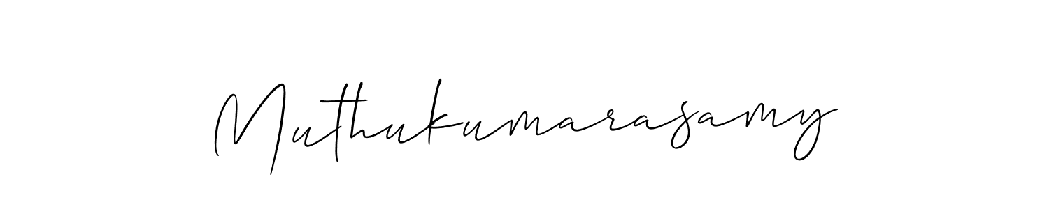 How to make Muthukumarasamy name signature. Use Allison_Script style for creating short signs online. This is the latest handwritten sign. Muthukumarasamy signature style 2 images and pictures png