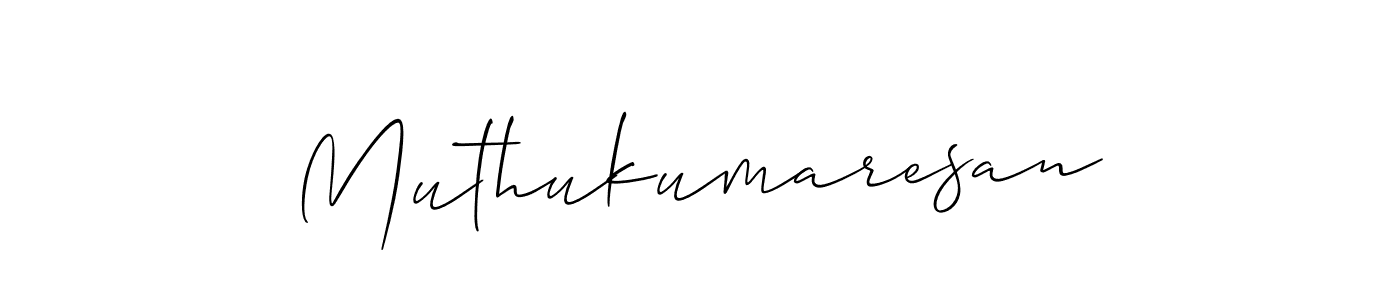 Muthukumaresan stylish signature style. Best Handwritten Sign (Allison_Script) for my name. Handwritten Signature Collection Ideas for my name Muthukumaresan. Muthukumaresan signature style 2 images and pictures png