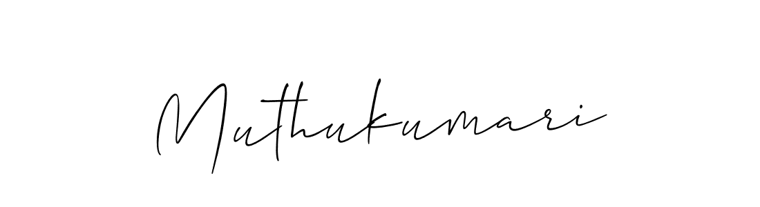 How to make Muthukumari signature? Allison_Script is a professional autograph style. Create handwritten signature for Muthukumari name. Muthukumari signature style 2 images and pictures png