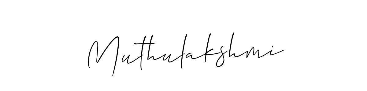 Also we have Muthulakshmi name is the best signature style. Create professional handwritten signature collection using Allison_Script autograph style. Muthulakshmi signature style 2 images and pictures png