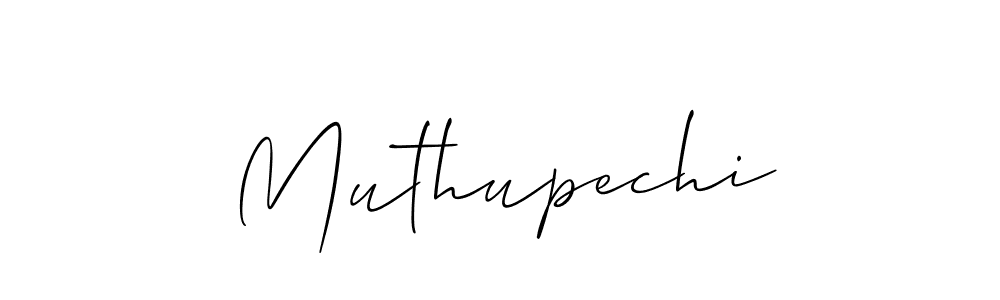 Make a beautiful signature design for name Muthupechi. With this signature (Allison_Script) style, you can create a handwritten signature for free. Muthupechi signature style 2 images and pictures png
