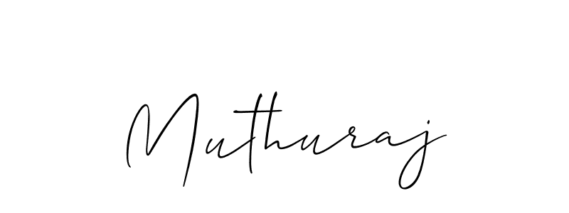 It looks lik you need a new signature style for name Muthuraj. Design unique handwritten (Allison_Script) signature with our free signature maker in just a few clicks. Muthuraj signature style 2 images and pictures png