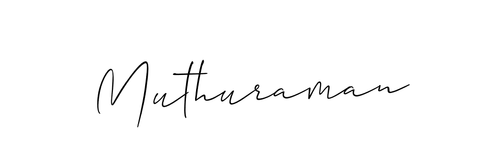 You should practise on your own different ways (Allison_Script) to write your name (Muthuraman) in signature. don't let someone else do it for you. Muthuraman signature style 2 images and pictures png