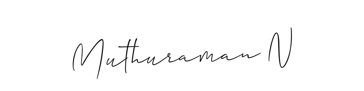 Best and Professional Signature Style for Muthuraman N. Allison_Script Best Signature Style Collection. Muthuraman N signature style 2 images and pictures png