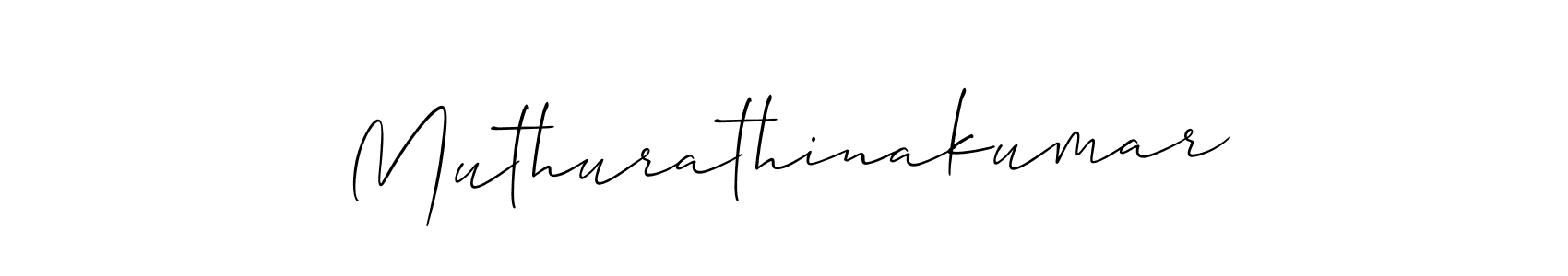 Use a signature maker to create a handwritten signature online. With this signature software, you can design (Allison_Script) your own signature for name Muthurathinakumar. Muthurathinakumar signature style 2 images and pictures png