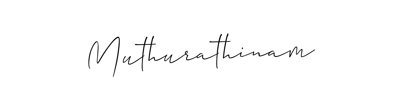 Make a beautiful signature design for name Muthurathinam. With this signature (Allison_Script) style, you can create a handwritten signature for free. Muthurathinam signature style 2 images and pictures png