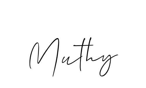 Muthy stylish signature style. Best Handwritten Sign (Allison_Script) for my name. Handwritten Signature Collection Ideas for my name Muthy. Muthy signature style 2 images and pictures png