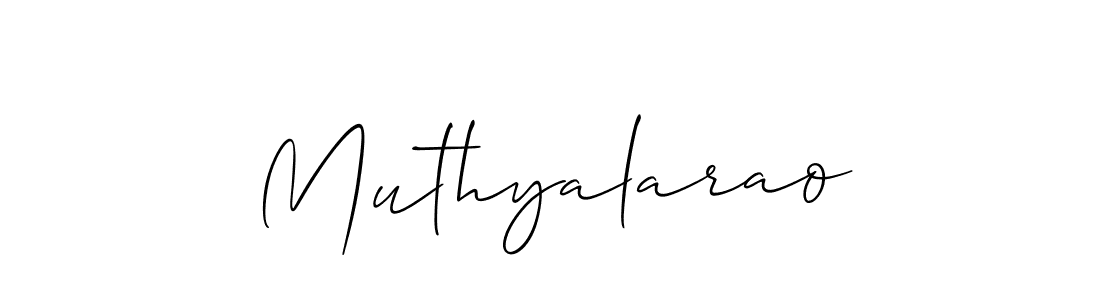 Muthyalarao stylish signature style. Best Handwritten Sign (Allison_Script) for my name. Handwritten Signature Collection Ideas for my name Muthyalarao. Muthyalarao signature style 2 images and pictures png