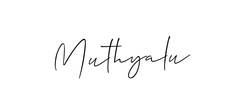 Also You can easily find your signature by using the search form. We will create Muthyalu name handwritten signature images for you free of cost using Allison_Script sign style. Muthyalu signature style 2 images and pictures png