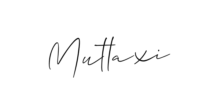 Allison_Script is a professional signature style that is perfect for those who want to add a touch of class to their signature. It is also a great choice for those who want to make their signature more unique. Get Mutlaxi name to fancy signature for free. Mutlaxi signature style 2 images and pictures png