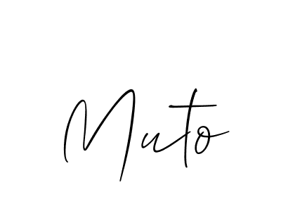 Also You can easily find your signature by using the search form. We will create Muto name handwritten signature images for you free of cost using Allison_Script sign style. Muto signature style 2 images and pictures png