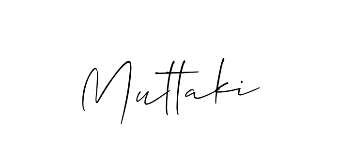 Muttaki stylish signature style. Best Handwritten Sign (Allison_Script) for my name. Handwritten Signature Collection Ideas for my name Muttaki. Muttaki signature style 2 images and pictures png