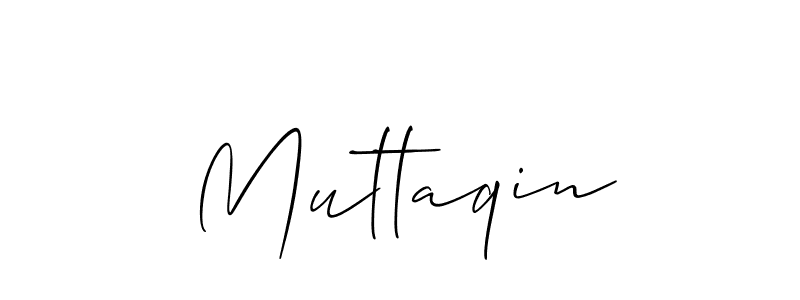 How to Draw Muttaqin signature style? Allison_Script is a latest design signature styles for name Muttaqin. Muttaqin signature style 2 images and pictures png