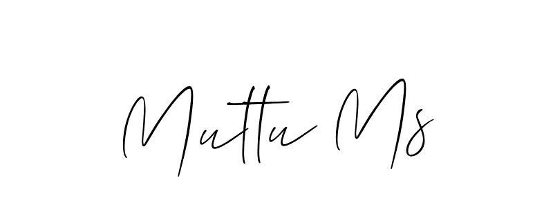 if you are searching for the best signature style for your name Muttu Ms. so please give up your signature search. here we have designed multiple signature styles  using Allison_Script. Muttu Ms signature style 2 images and pictures png