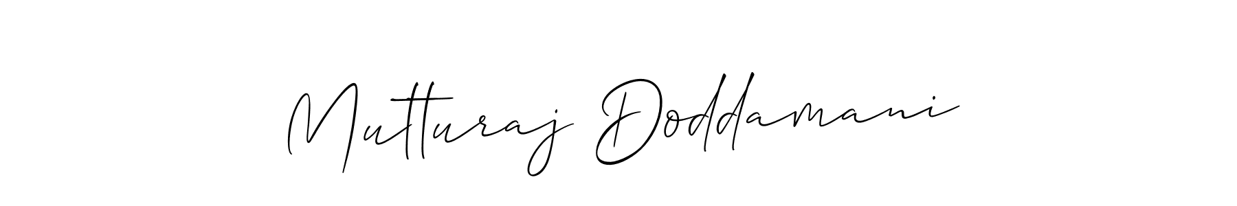 Also we have Mutturaj Doddamani name is the best signature style. Create professional handwritten signature collection using Allison_Script autograph style. Mutturaj Doddamani signature style 2 images and pictures png