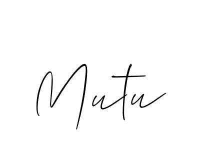 Also You can easily find your signature by using the search form. We will create Mutu name handwritten signature images for you free of cost using Allison_Script sign style. Mutu signature style 2 images and pictures png