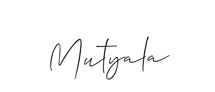 Make a beautiful signature design for name Mutyala. Use this online signature maker to create a handwritten signature for free. Mutyala signature style 2 images and pictures png