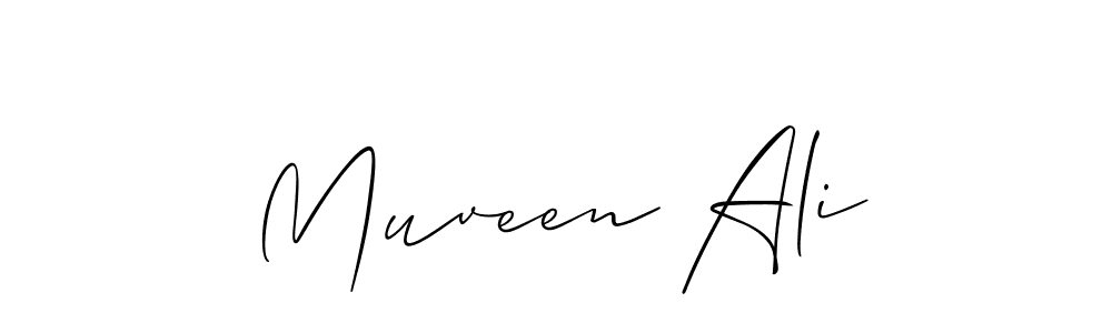 Make a short Muveen Ali signature style. Manage your documents anywhere anytime using Allison_Script. Create and add eSignatures, submit forms, share and send files easily. Muveen Ali signature style 2 images and pictures png