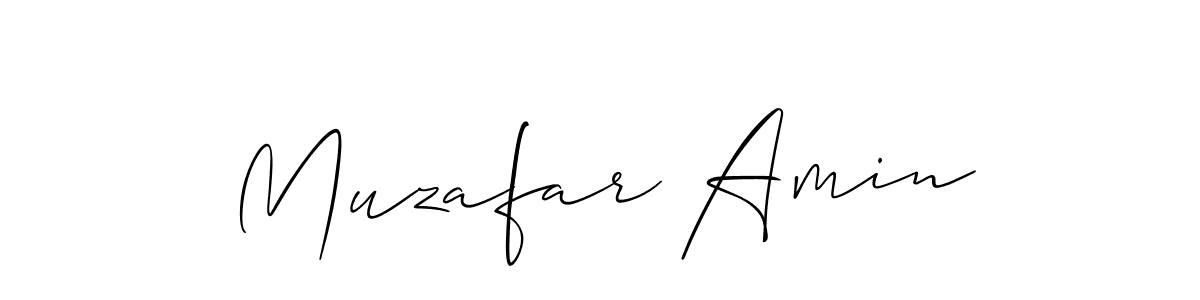 Similarly Allison_Script is the best handwritten signature design. Signature creator online .You can use it as an online autograph creator for name Muzafar Amin. Muzafar Amin signature style 2 images and pictures png