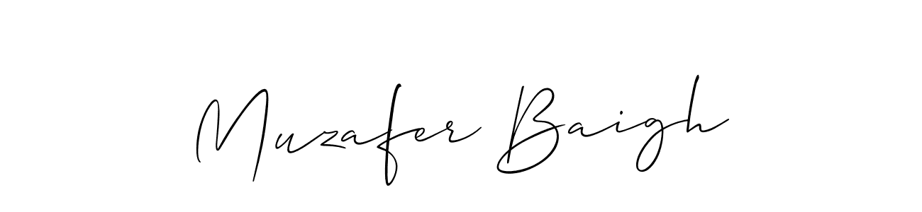It looks lik you need a new signature style for name Muzafer Baigh. Design unique handwritten (Allison_Script) signature with our free signature maker in just a few clicks. Muzafer Baigh signature style 2 images and pictures png