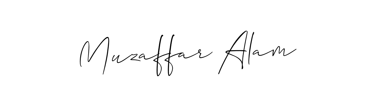 Also we have Muzaffar Alam name is the best signature style. Create professional handwritten signature collection using Allison_Script autograph style. Muzaffar Alam signature style 2 images and pictures png