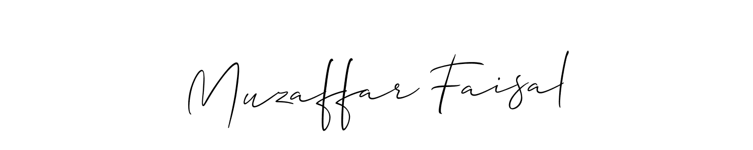How to Draw Muzaffar Faisal signature style? Allison_Script is a latest design signature styles for name Muzaffar Faisal. Muzaffar Faisal signature style 2 images and pictures png