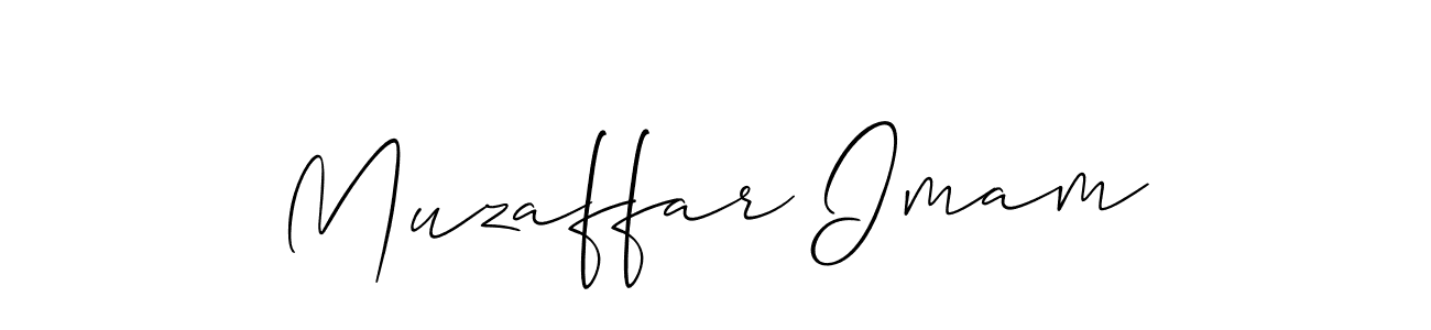 Also we have Muzaffar Imam name is the best signature style. Create professional handwritten signature collection using Allison_Script autograph style. Muzaffar Imam signature style 2 images and pictures png