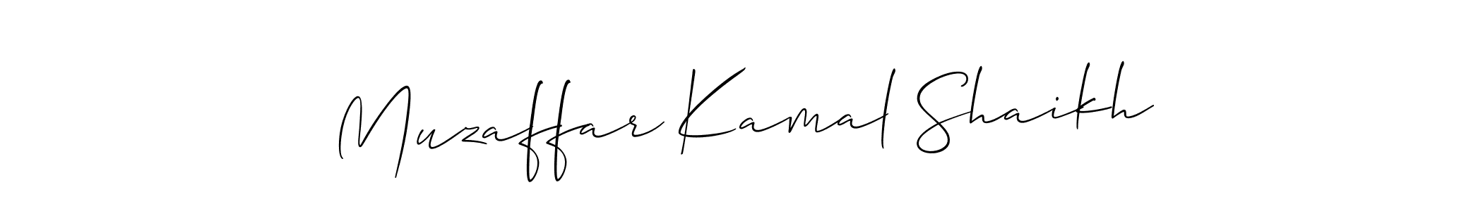 See photos of Muzaffar Kamal Shaikh official signature by Spectra . Check more albums & portfolios. Read reviews & check more about Allison_Script font. Muzaffar Kamal Shaikh signature style 2 images and pictures png
