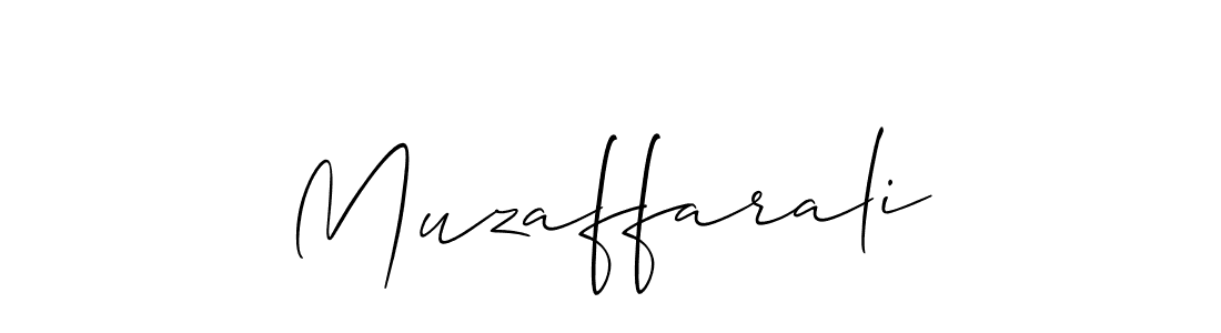 You should practise on your own different ways (Allison_Script) to write your name (Muzaffarali) in signature. don't let someone else do it for you. Muzaffarali signature style 2 images and pictures png