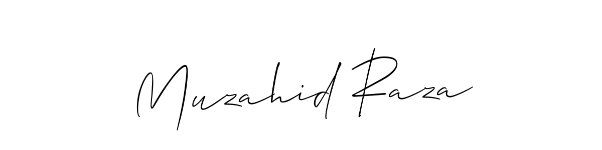 if you are searching for the best signature style for your name Muzahid Raza. so please give up your signature search. here we have designed multiple signature styles  using Allison_Script. Muzahid Raza signature style 2 images and pictures png