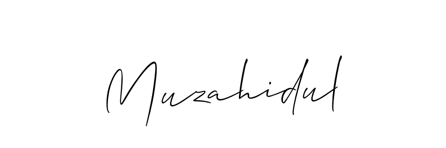 Similarly Allison_Script is the best handwritten signature design. Signature creator online .You can use it as an online autograph creator for name Muzahidul. Muzahidul signature style 2 images and pictures png